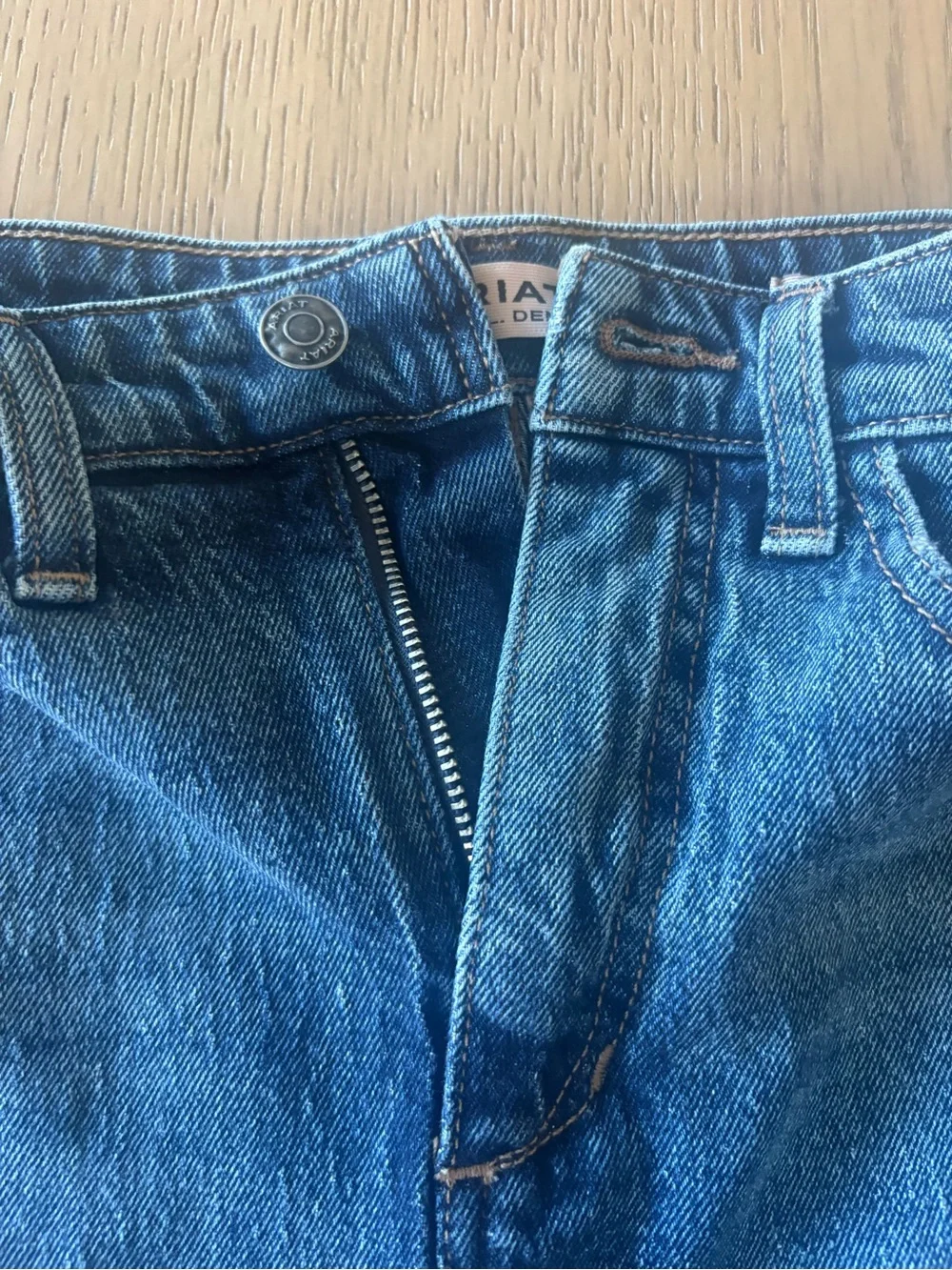 Ariat Jazmine Delia Denim Long Skirt Size 26 Western